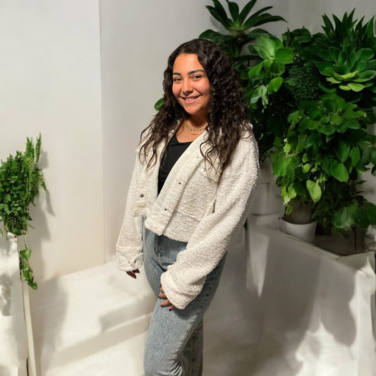 Furry Cropped Jacket