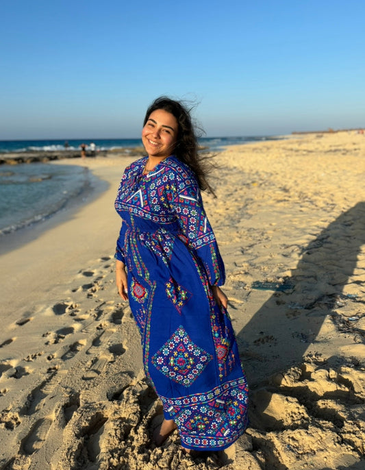 Blue Beachy Dress
