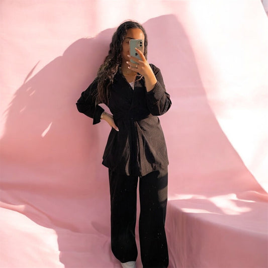 Ribbed Knit Set