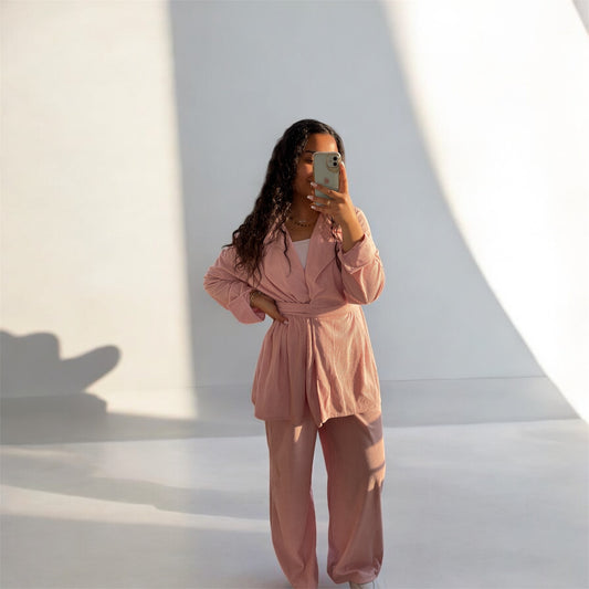Ribbed Knit Set